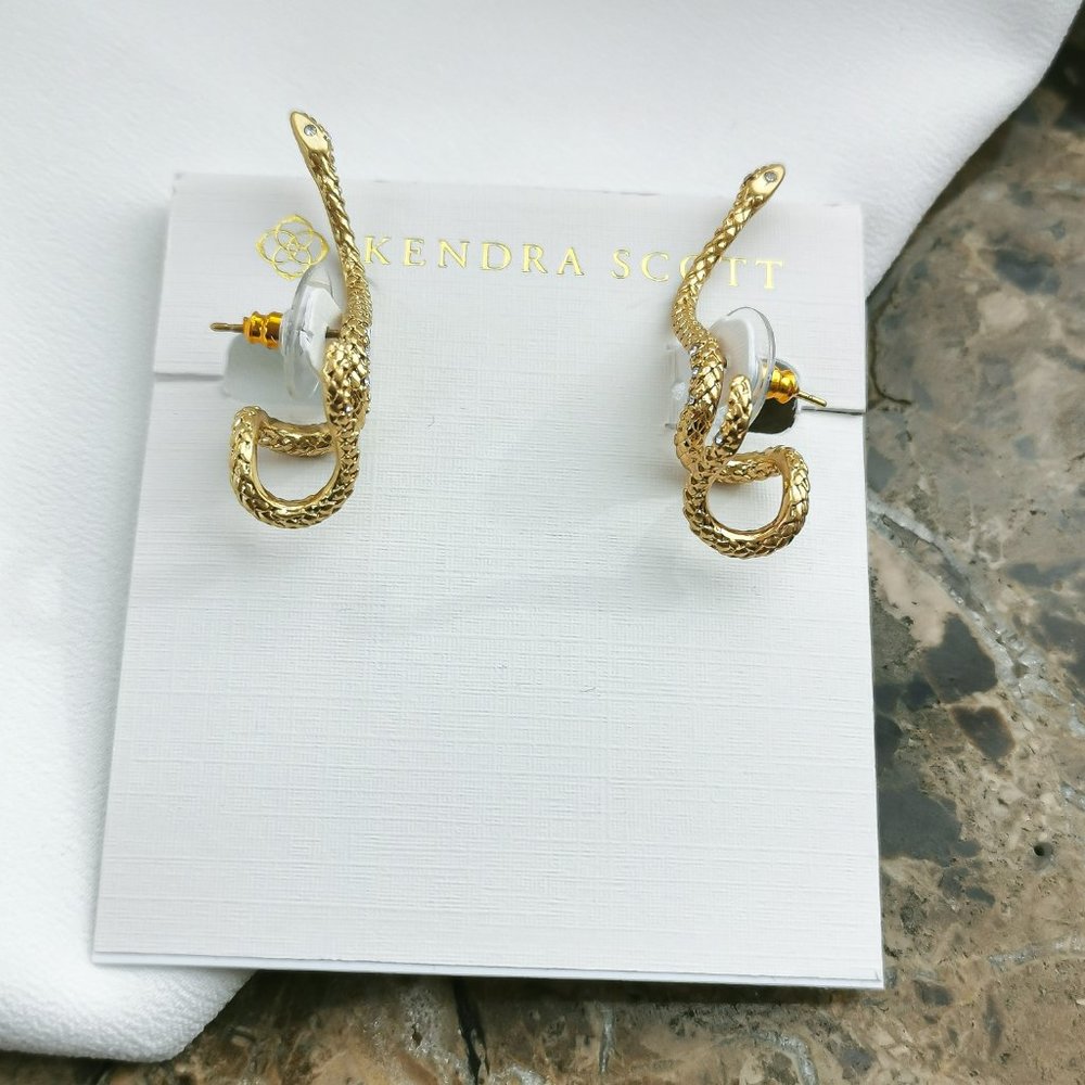 Kendra Scott Phoenix Climber Earrings Vintage gold